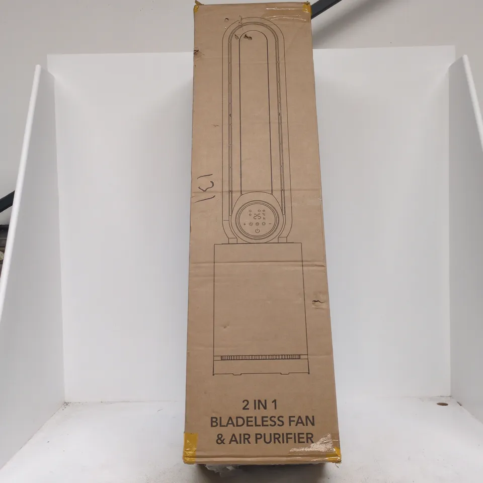 2 IN 1 BLADELESS FAN AND AIR PURIFIER