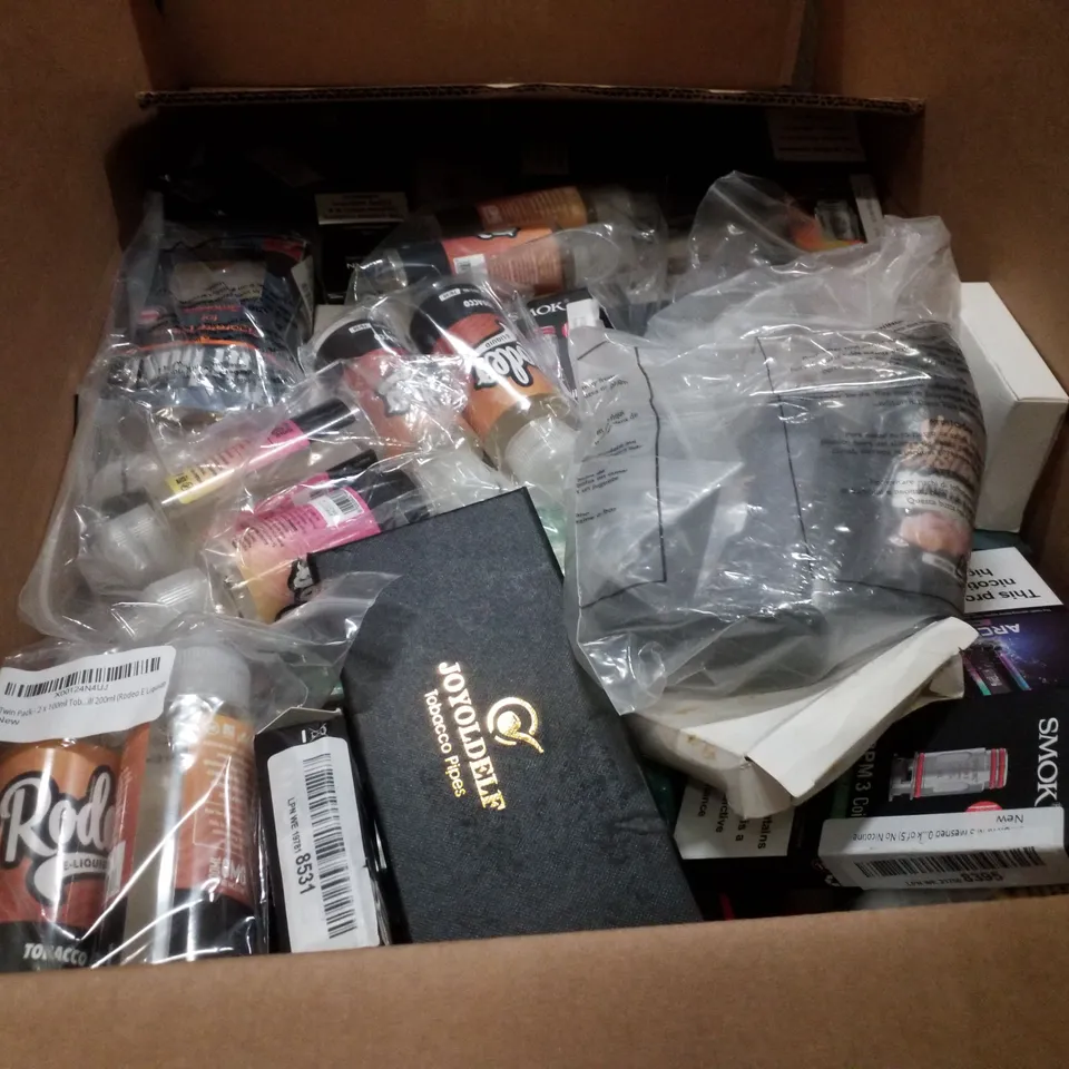 PALLET CONTAINING ASSORTED E-CIGARETTE & SMOKING PRODUCTS 