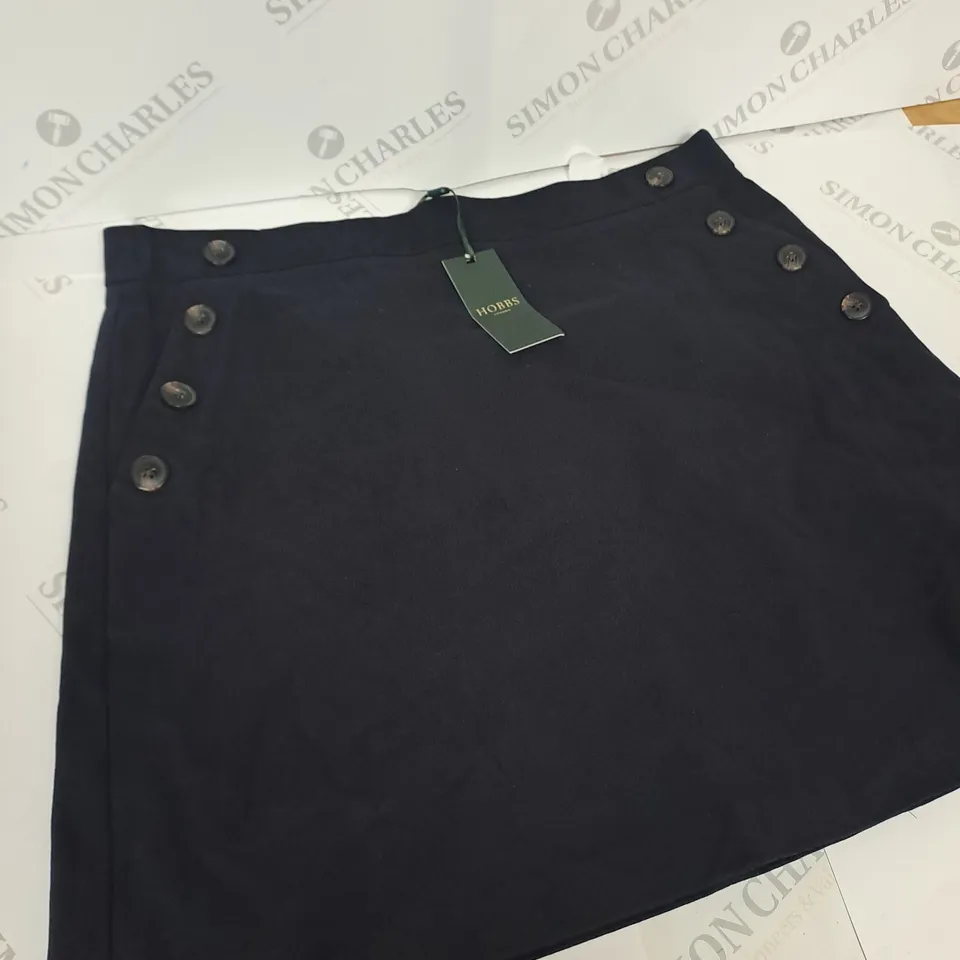 HOBBS JORDAN SKIRT IN NAVY BLUE - UK SIZE 14