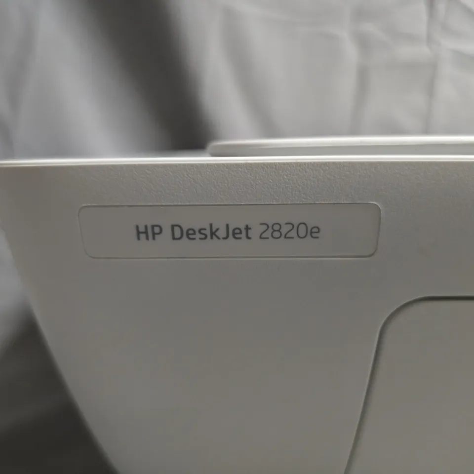 HP DESKJET 2820E ALL-IN-ONE PRINTER – WHITE, WITH BOX