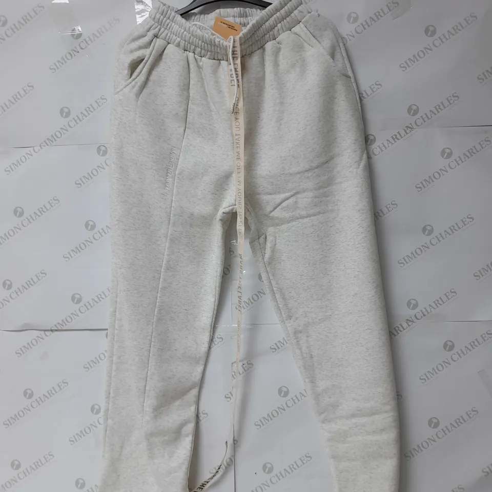 MARSTHELABEL THE ESSENTIALS JOGGERS IN GREY MARL SIZE L