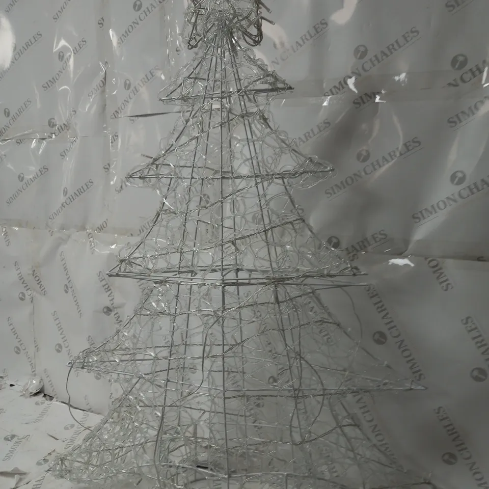 BOXED FESTIVE OUTDOOR AND INDOOR PRE-LIT LED LARGE DECORATION CHRISTMAS TREE