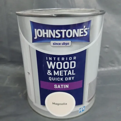 JOHNSTONE'S INTERIOR WOOD & METAL QUICK DRY PAINT - MAGNOLIA - 750ML - COLLECTION ONLY