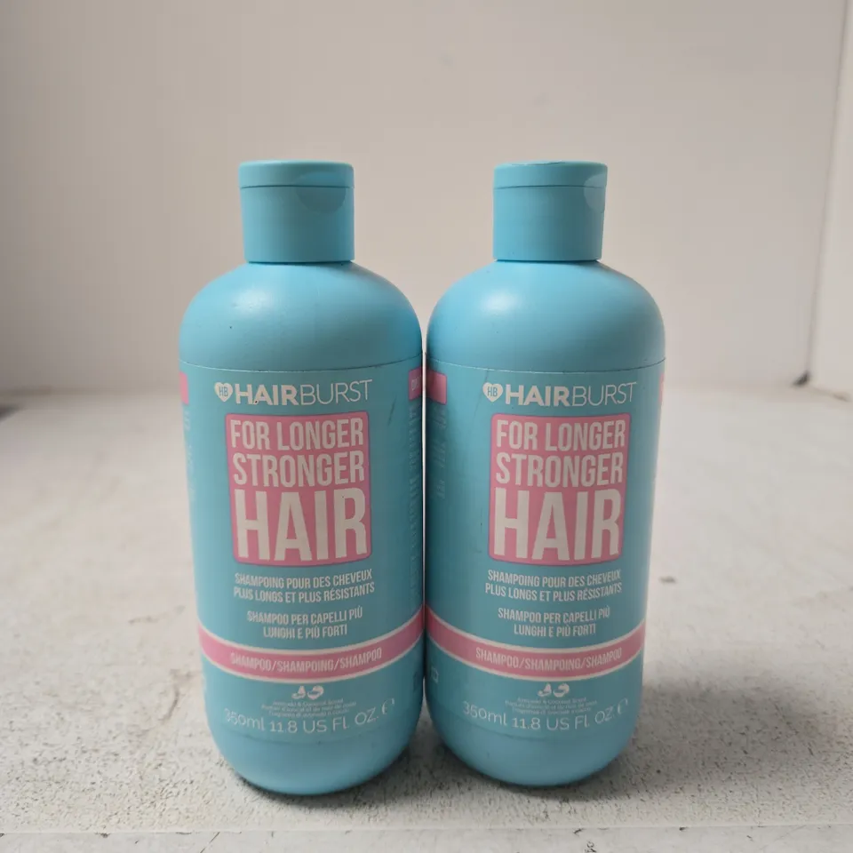 HAIRBURST SHAMPOO FOR LONGER STRONGER HAIR – 2 X 350ML BOTTLES