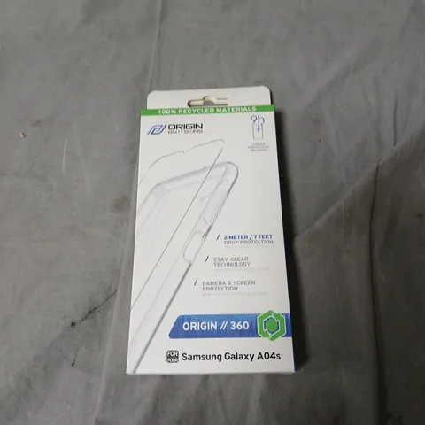 BOX OF APPROXIMATELY 50 ORIGIN 360 SCREEN PROTECTORS FOR SAMSUNG GALAXY A04S