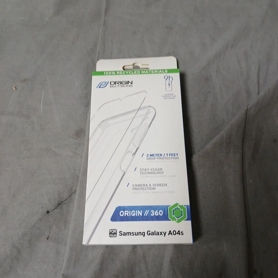BOX OF APPROXIMATELY 50 ORIGIN 360 SCREEN PROTECTORS FOR SAMSUNG GALAXY A04S