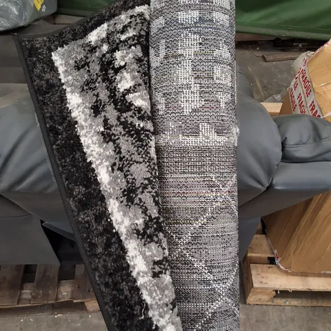 ROLLED ONECRE GEOMETRIC AREA RUG - 198CM X UNSPECIFIED 