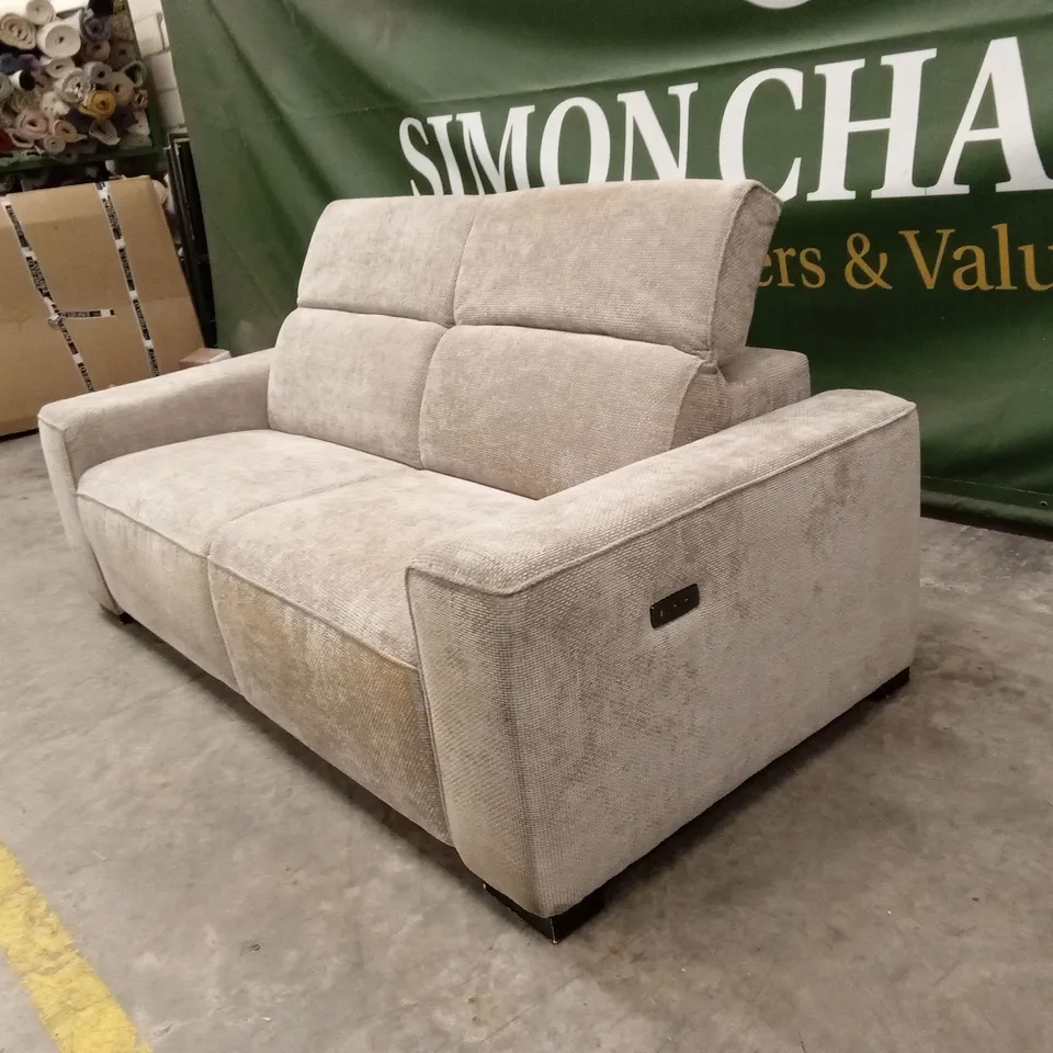 VENOSA 3 SEATER POWER RECLINER FABRIC SOFA RRP £1399