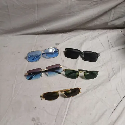 APPROXIMATELY 5 PAIRS OF ASSORTED SUNGLASSES