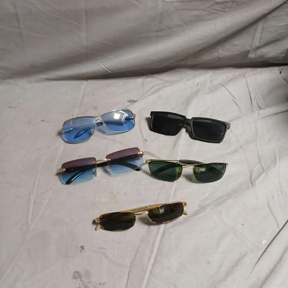 APPROXIMATELY 5 PAIRS OF ASSORTED SUNGLASSES