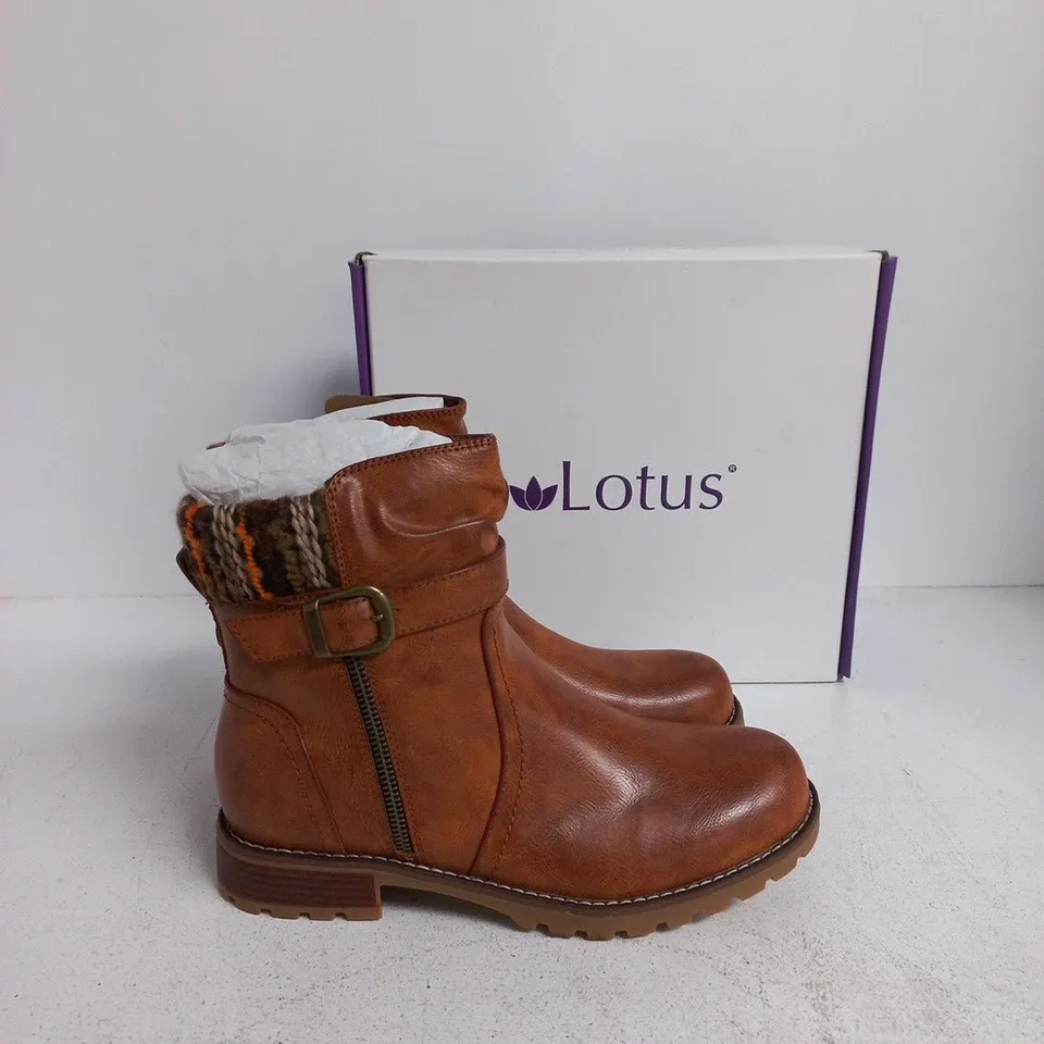 LOTUS TRIANA ULB461 TAN BOOTS – UK 7 (EU 41)