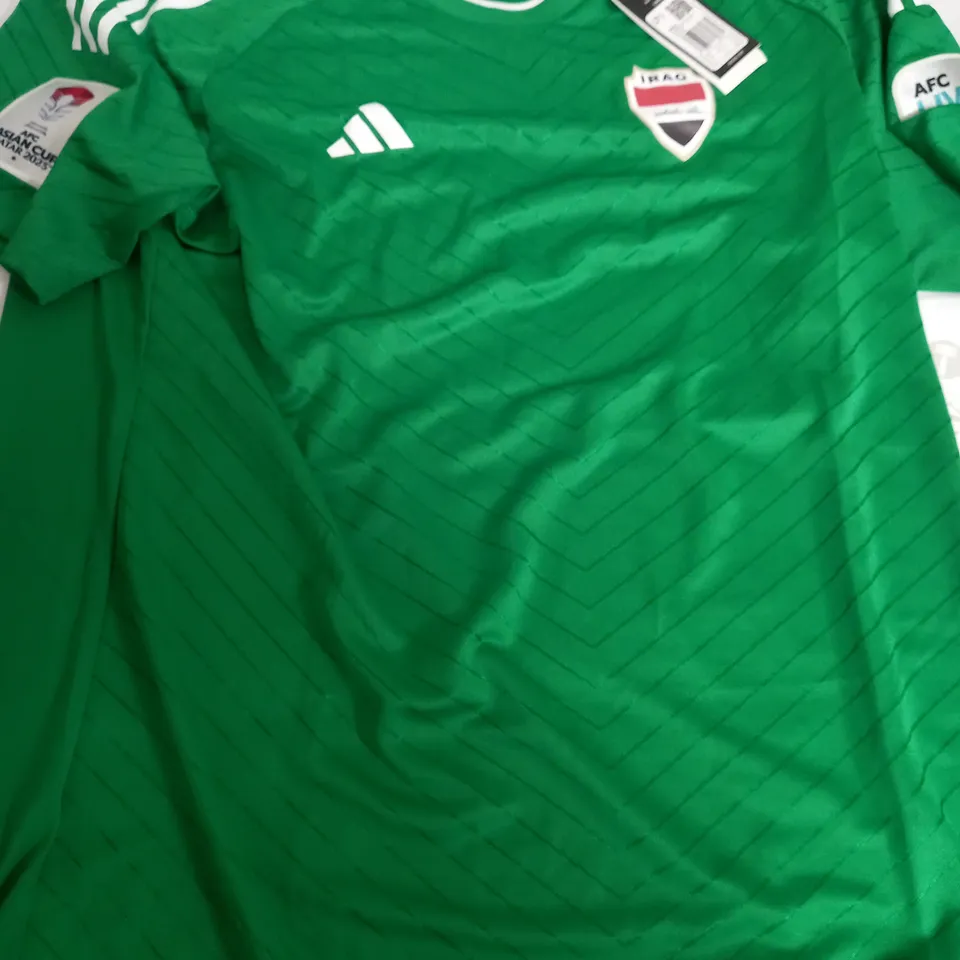 ADIDAS IRAQ FOOTBALL SHIRT - XL