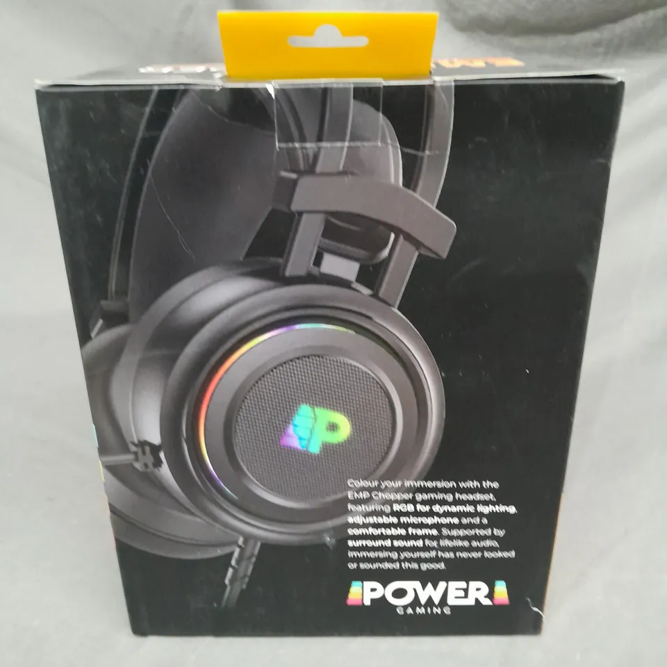 BOXED POWER EMP CHOPPER GAMING HEADSET