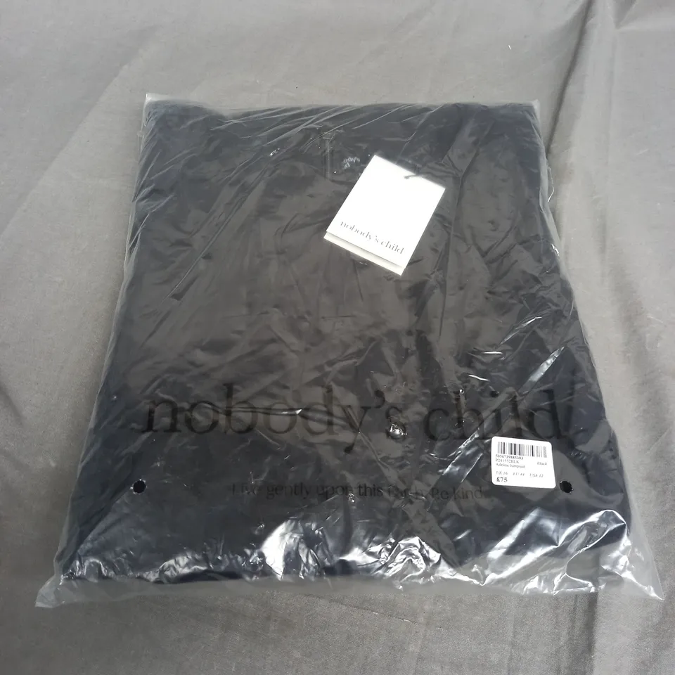 SEALED NOBODYS CHILD ADELINE JUMPSUIT IN BLACK - UK 16