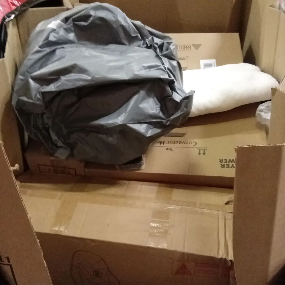 PALLET OF ASSORTED HOUSEHOLD GOODS AND PRODUCTS TO INCLUDE; GRABBER TOOLS, TOILET RISER, CONVECTION HEATERS, OFFICE CHAIR ETC