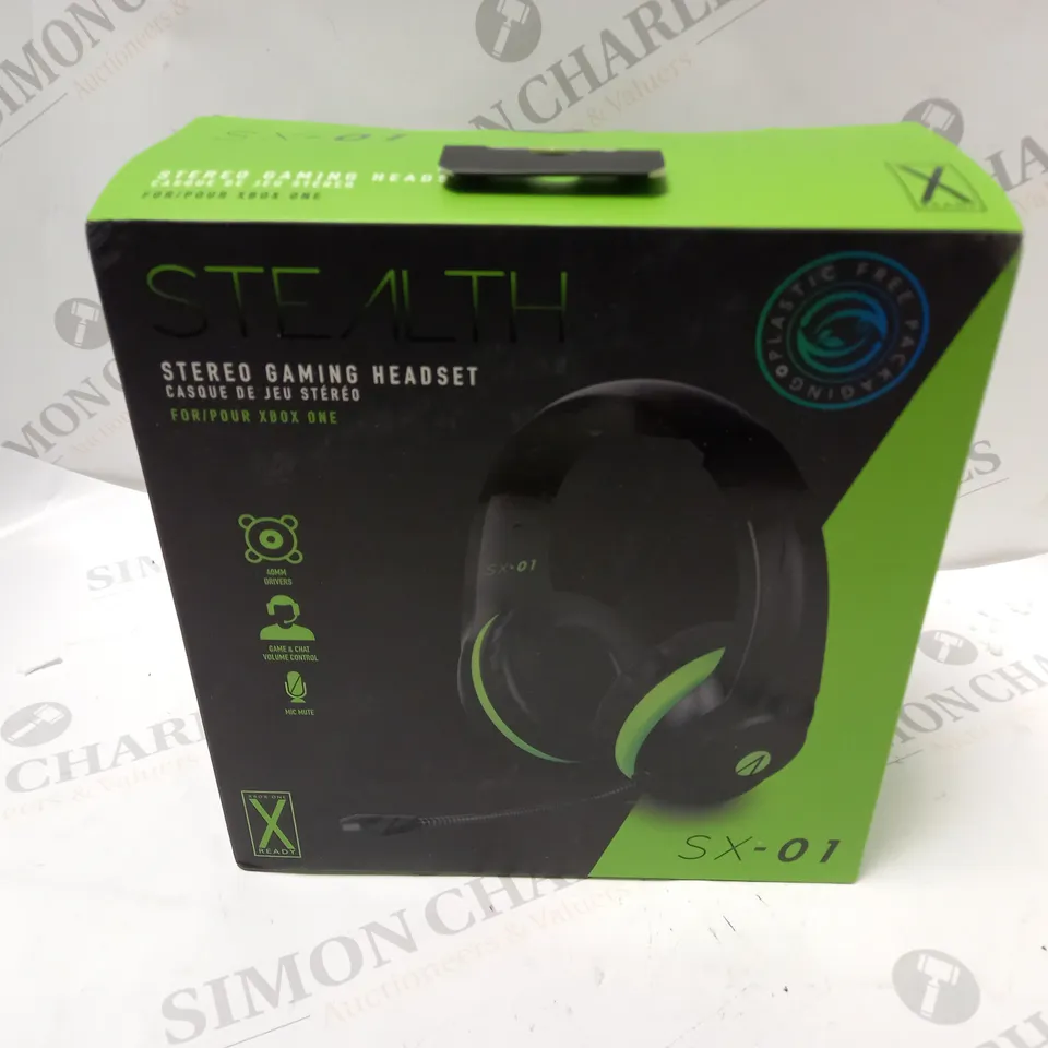 BOXED AND SEALED STEALTH STEREO GAMING HEADSET (SX-01)