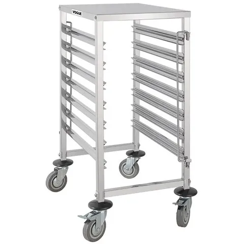 BOXED VOGUE GASTRONORM RACKING TROLLEY 7 LEVEL