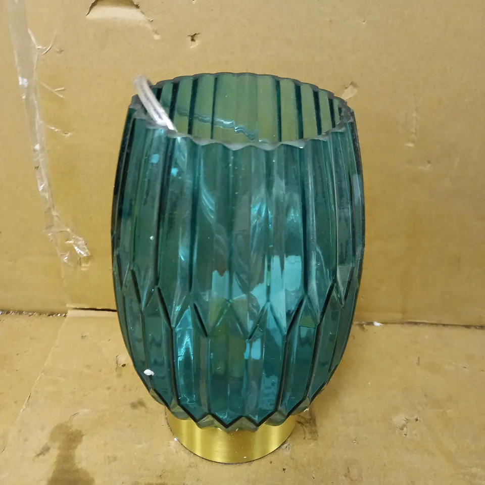 MICHELLE KEEGAN DAPHNE RIBBED TOUCH TABLE LAMP RRP £30
