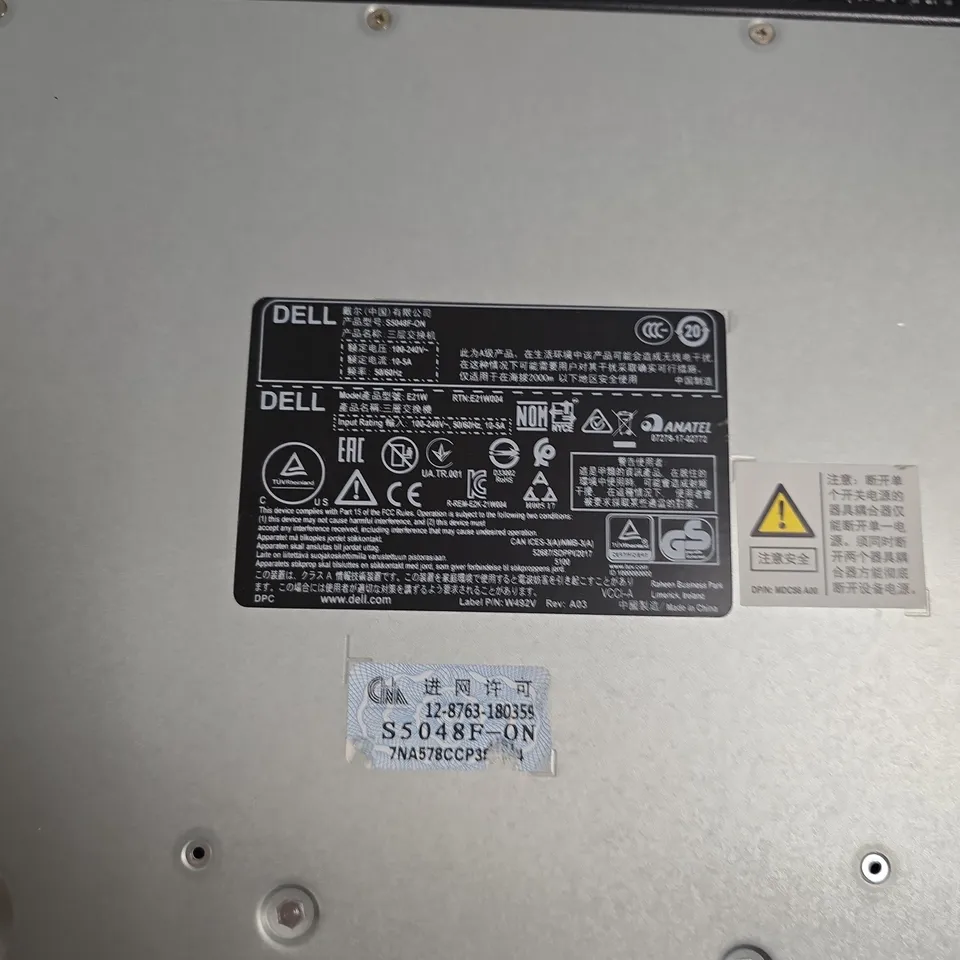 DELL POWER SWITCH S5048F-ON