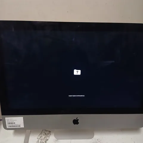 APPLE IMAC 21.5-INCH (IMAC18,2 / A1418) β STARTUP FOLDER (QUESTION MARK) SCREEN