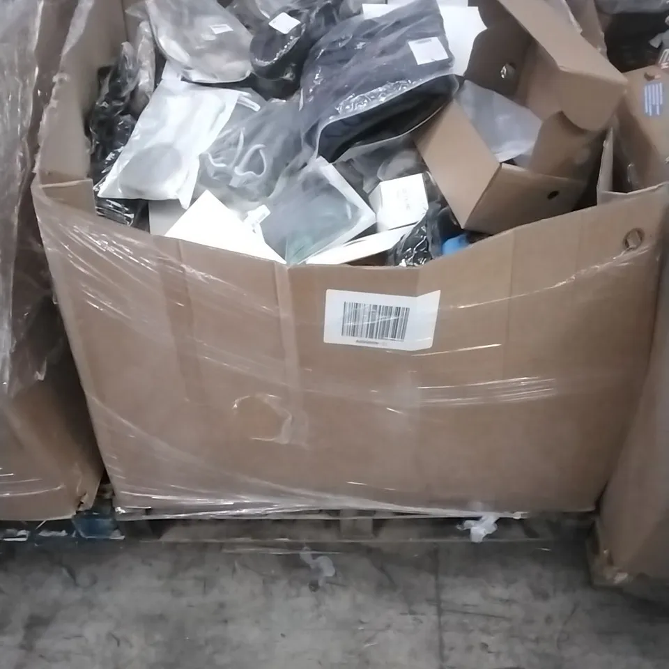 PALLET TO CONTAIN A LARGE QUANTITY OF; WOMEN'S, MEN'S FASHION APPAREL, HOME GOODS, FOOTWEAR ETC