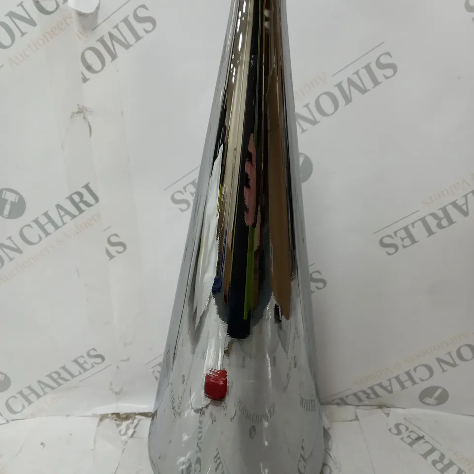 BOXED KELLY HOPPEN INDOOR/OUTDOOR PRELIT GLASS DECOR - REFLECTIVE CONE