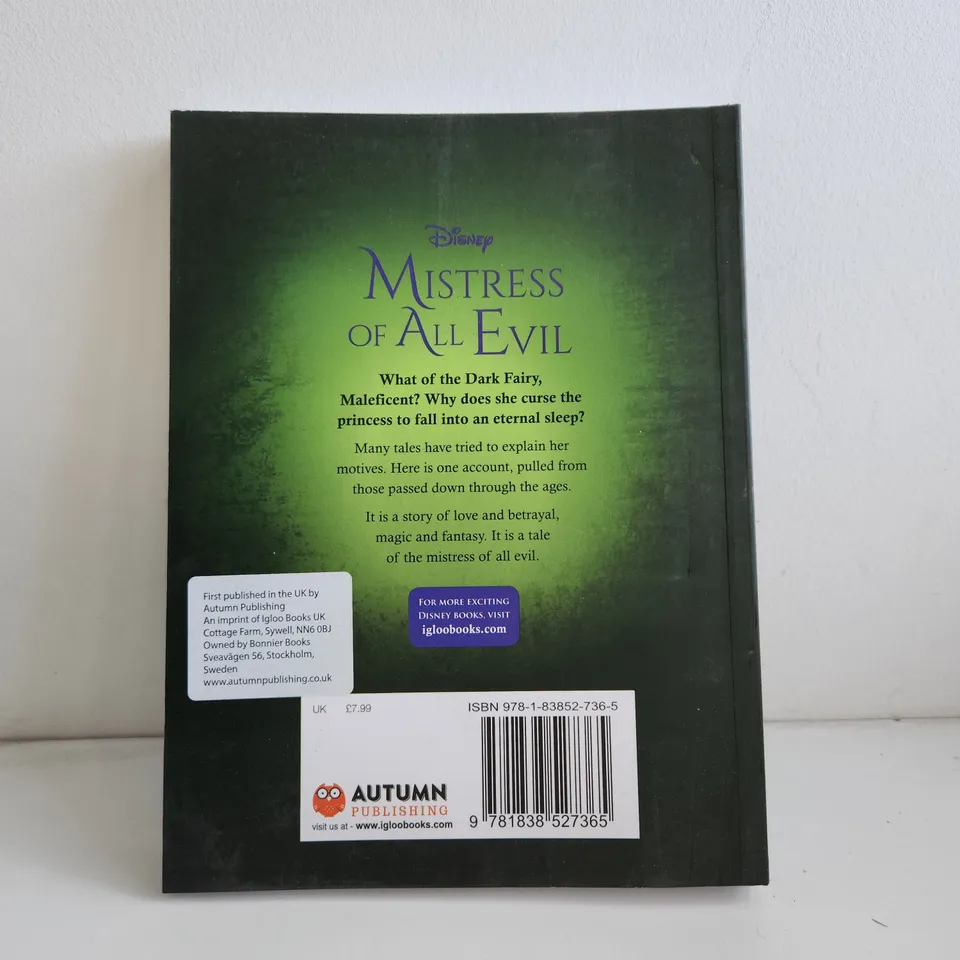 25 COPIES OF DISNEY'S MISTRESS OF ALL EVIL - SPECIAL EDITION 
