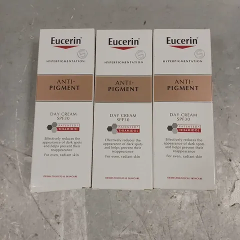 BOXED X3 EUCERIN ANTI-PIGMENT DAY CREAM SPF30 50ML