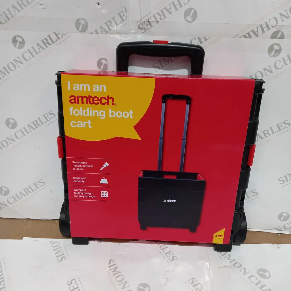 PACKAGED AMTECH FOLDING BOOT CART