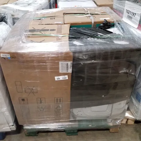 PALLET OF APPROXIMATELY 4 UNPROCESSED RAW RETURN WHITE GOODS TO INCLUDE