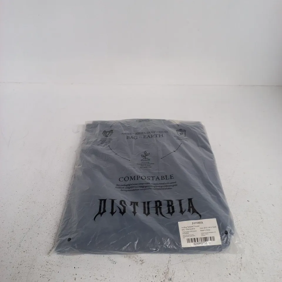 DISTURBIA IRA BUG TAILORED TROUSER UK 14