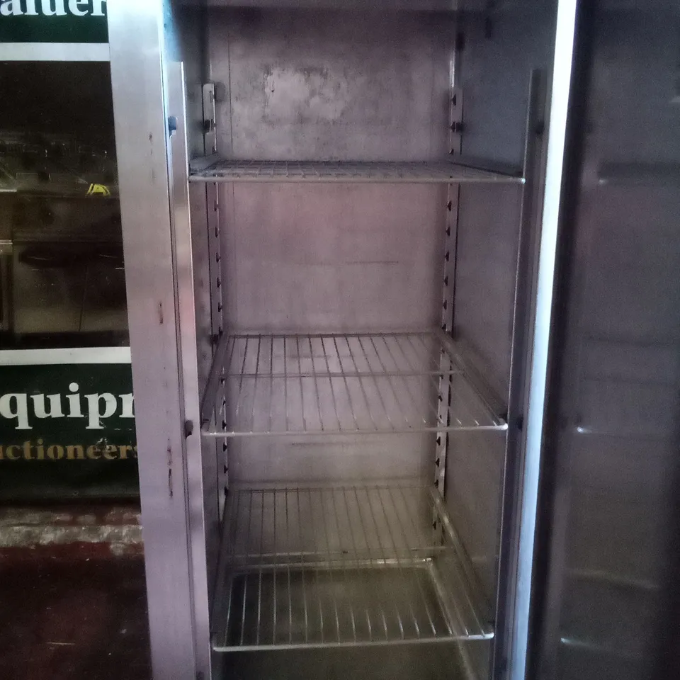 WILLIAMS GARNET STAINLESS STEEL SINGLE DOOR FRIDGE