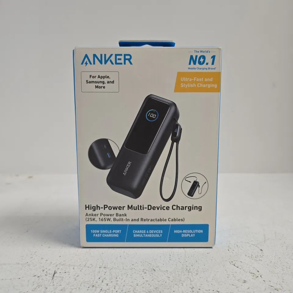 ANKER HIGH-POWER MULTI-DEVICE CHARGING POWER BANK