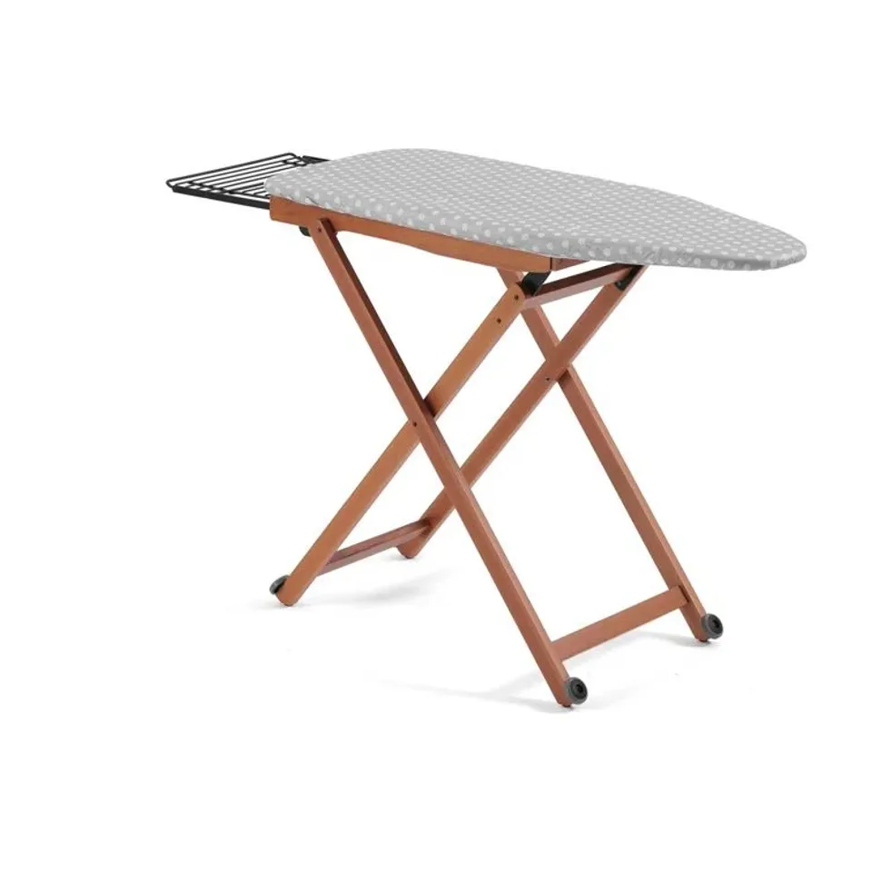 BOXED MILLWRIGHT WOOD FREESTANDING IRONING BOARD (1 BOX)