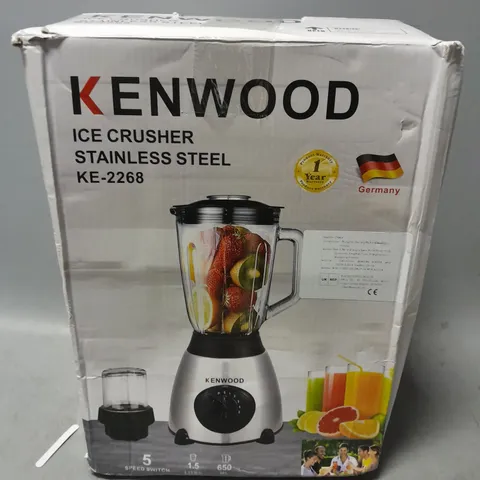 BOXED KENWOOD ICE CRUSHER STAINLESS STEEL 