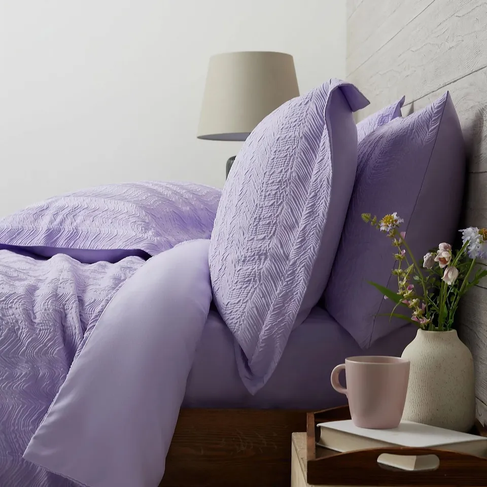 OUTLET SUPERSOFT BY COZEE HOME TEXTURED WAVE 6 PIECE DUVET SET