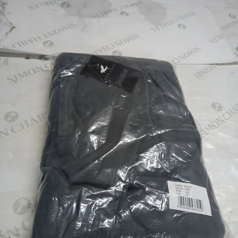 PEGASUS GREY JOGGERS SIZE 2XL 