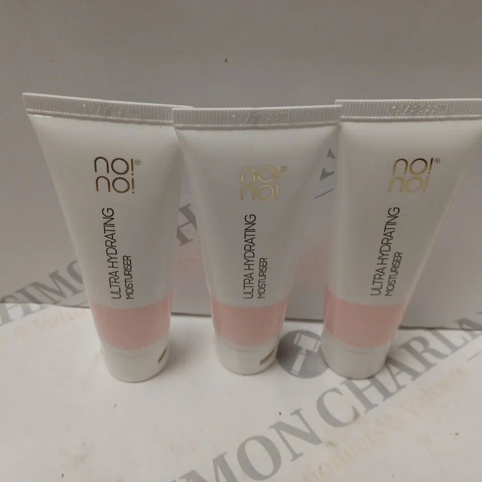 BOX OF APPROXIMATELY 10 TUBES OF NO!NO! ULTRA HYDRATING MOISTURISER 50ML EACH