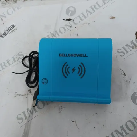 B&H BLUE WIRELESS CHARGER AND SPEAKER