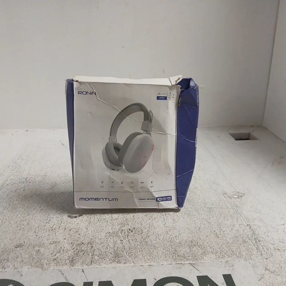 RONIN MOMENTUM WHITE HEADPHONES