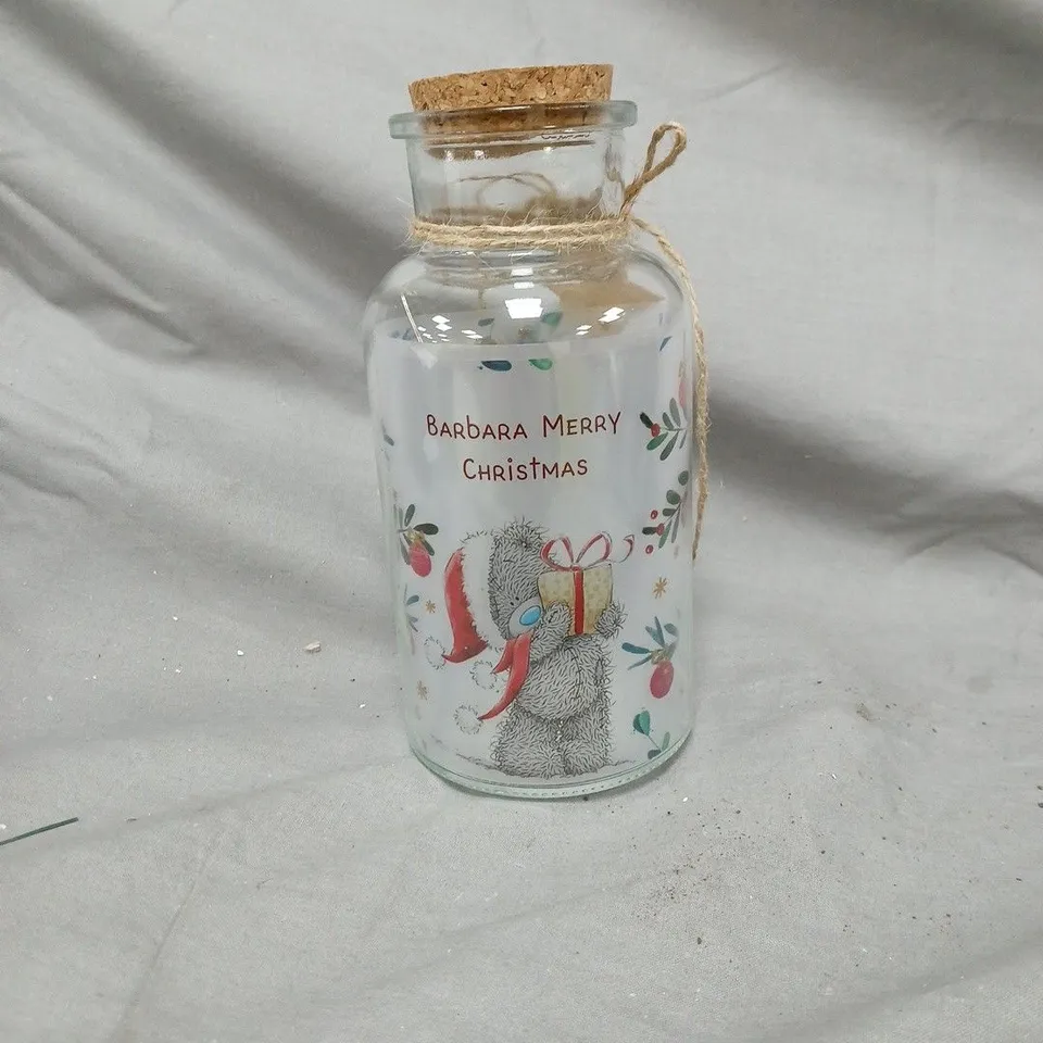 PERSONALISED ME TO YOU COSY WINTER LED JAR