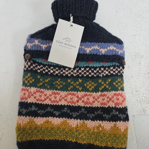 COSY BUDDHA HANDMADE KNIT WATER BOTTLE