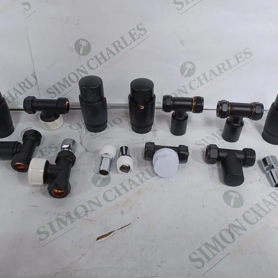 LOT TO CONTAIN 4 X SETS OF RADIATOR VALVES 