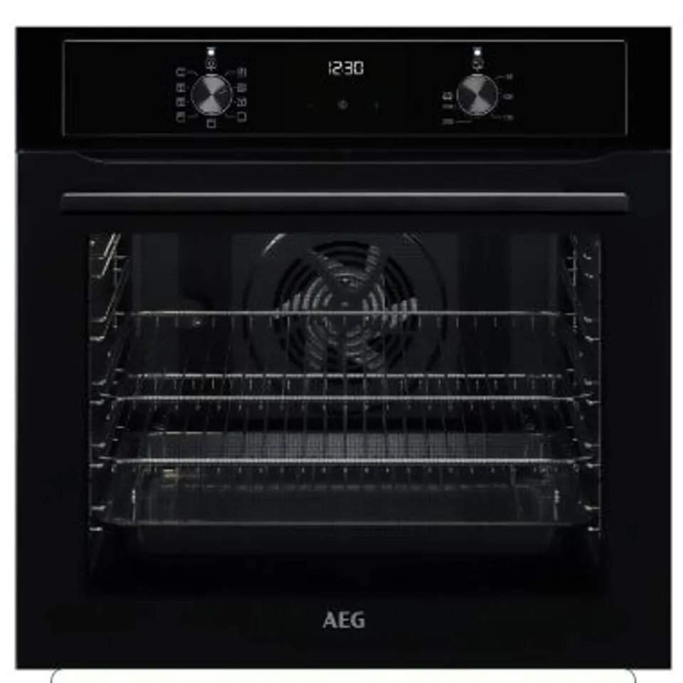 AEG 6000 SURROUNDCOOK BCX33501KB BUILT IN ELECTRIC SINGLE OVEN