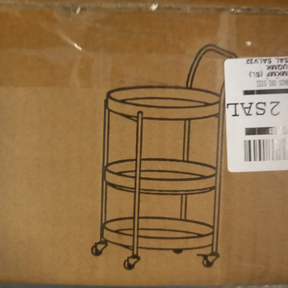 DARCY ROUND DRINKS TROLLEY