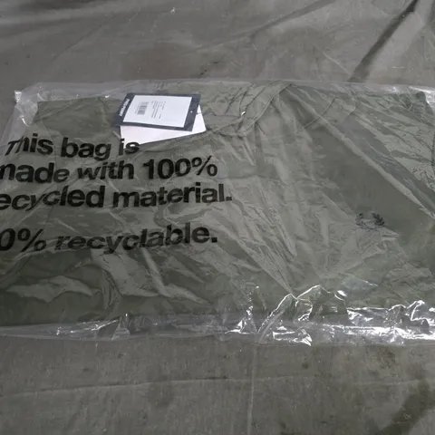 FRED PERRY M2643 TIPPED HOODED SWEATSHIRT – GREEN/BLACK, SIZE L