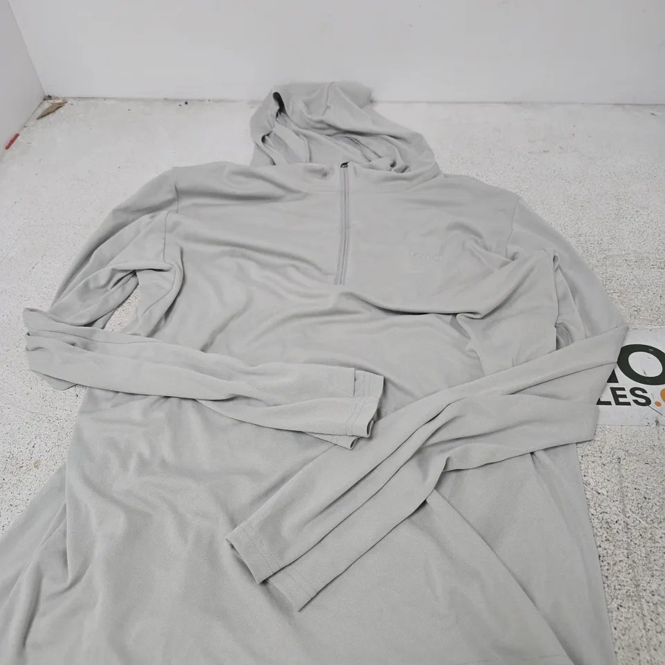 ROHAN GREY LIGHTWEIGHT HOODED JACKET - UK L