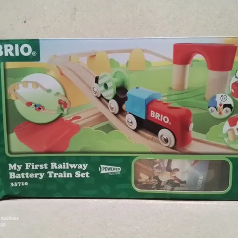 BOXED BRIO TRAIN AND RAILWAY SET