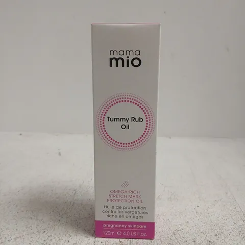 MAMA MIO TUMMY RUB OIL – PREGNANCY SKINCARE 120ML (BOXED)