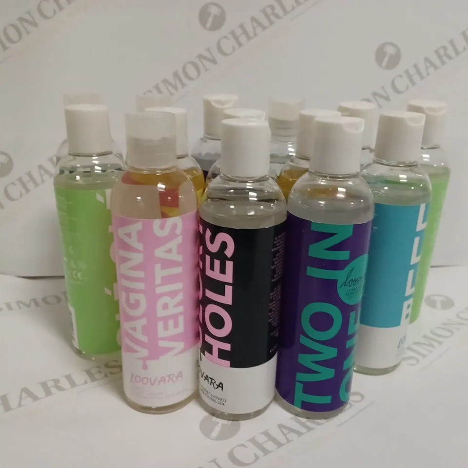 LOT OF 14 X 250ML ASSORTED LOOVARA LUBRICANTS 